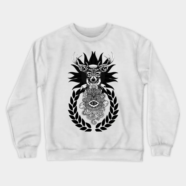 The king of Deers Crewneck Sweatshirt by Design Knight